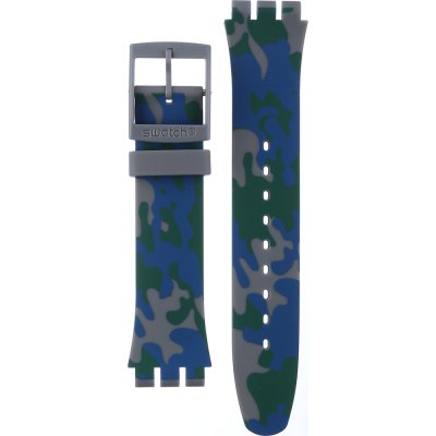Swatch Plastic - Originals Large (41mm) SUO/SO29/SO32 ASUOM400 SUOM400 Camougreen Band