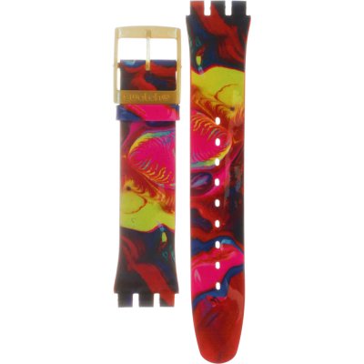 Swatch Plastic - Originals Large (41mm) SUO/SO29/SO32 ASUOZ115 SUOZ115 We're All Gonna Die Band