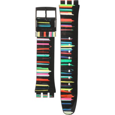 Swatch Plastic - Originals Large (41mm) SUO/SO29/SO32 ASUOZ118 SUOZ118 Time Is Never Time Enough Band