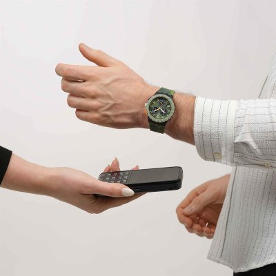 Swatch New Chrono Plastic SUSB109-6000 Midday camo Pay! Uhr