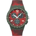 Swatch New Chrono Plastic SUSG410 Crimsonfoliage Uhr