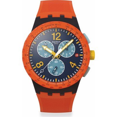 Swatch New Chrono Plastic SUSI400 Camo Flash Uhr