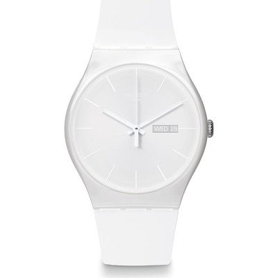 Swatch Originals Large (41mm) SO29W704 White Rebel Again Uhr
