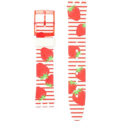Swatch Plastic - Originals Medium (34mm) /Access/Solar/Musicall/Stop - G/SK/SL/SR/SS/SO28 AGR177 Toile Fraisee Band