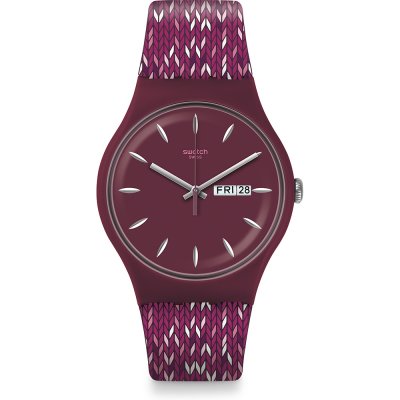 Swatch Originals Large (41mm) SUOV705 Trico'Purp Uhr