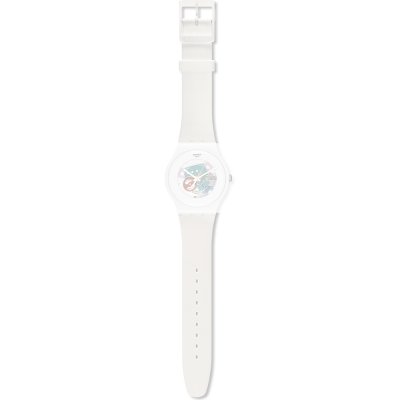 Swatch Plastic - Originals Large (41mm) SUO/SO29/SO32 ASUOW100 SUOW100 White Lacquered Band