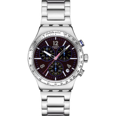 Swatch Irony - Chrono New YVS533G Purple Glow Uhr