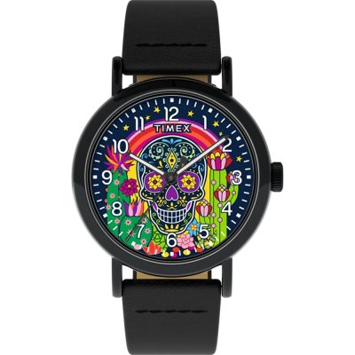 Timex Weekender TW2Y15900 Weekender - Day of the Dead Uhr