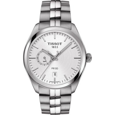 Tissot T-Classic T1014521103100 PR 100 Dualtime Uhr