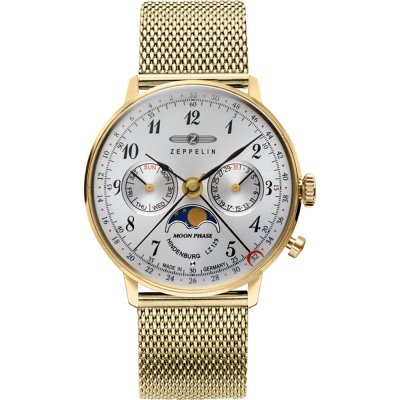 Zeppelin LZ 129 Hindenburg 7039M-1 LZ 129 Hindenburg Mondphase Uhr