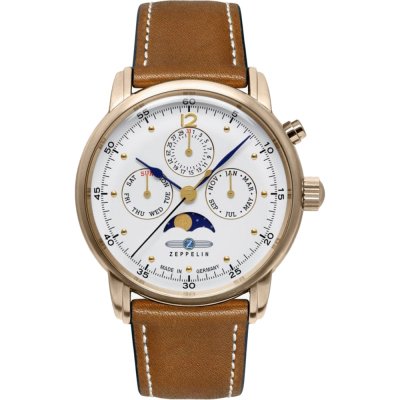 Zeppelin Barcelona 9576-5 Barcelona Moonphase Uhr